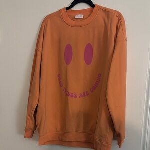 PINK LILY Graphic Sweatshirt